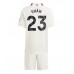 Manchester United Luke Shaw #23 Barnkläder Tredje matchtröja till baby 2023-24 Kortärmad (+ Korta byxor) Billigt